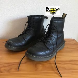 Dr.Martens black leather boots